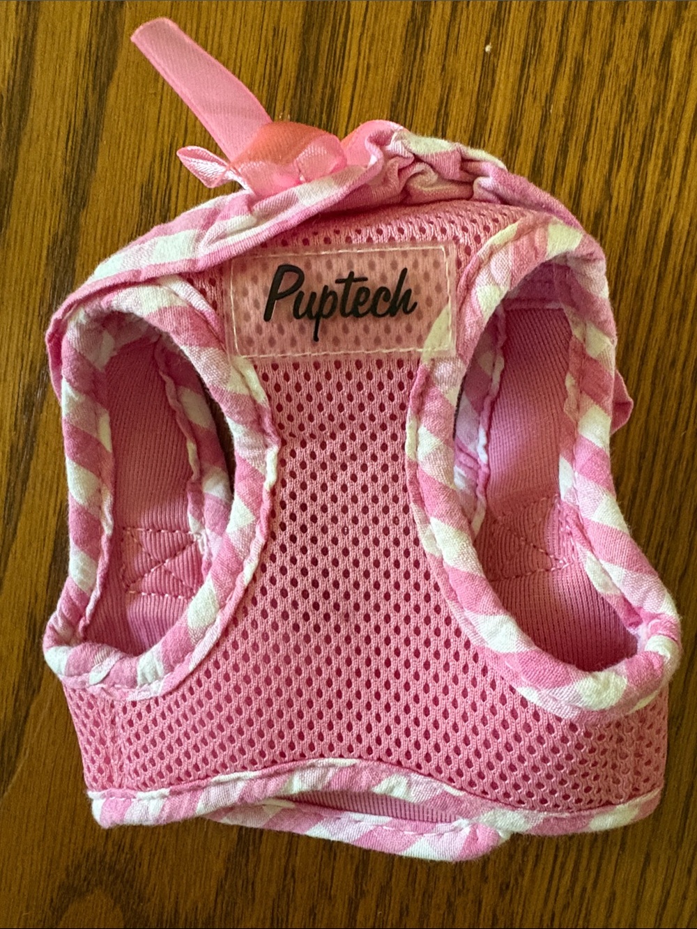 Pink Soft Mesh Dog Harness